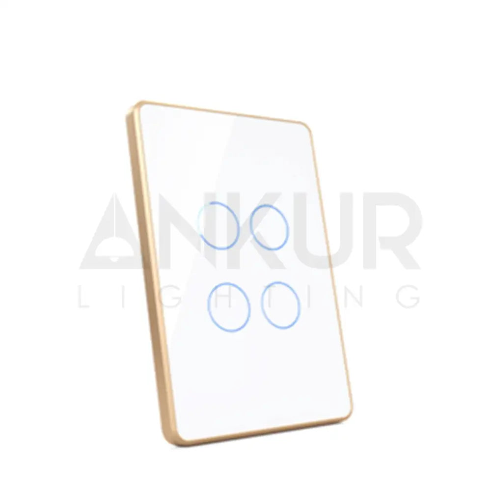 HOGAR SMART FOUR TOUCH SWITCH PANLES WITH BUILT-IN AUTOMATION - Ankur Lighting