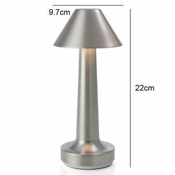 METALHAT RECHARGABLE TOUCH CONTROL WIRELESS BAR TABLE LAMP - Ankur Lighting