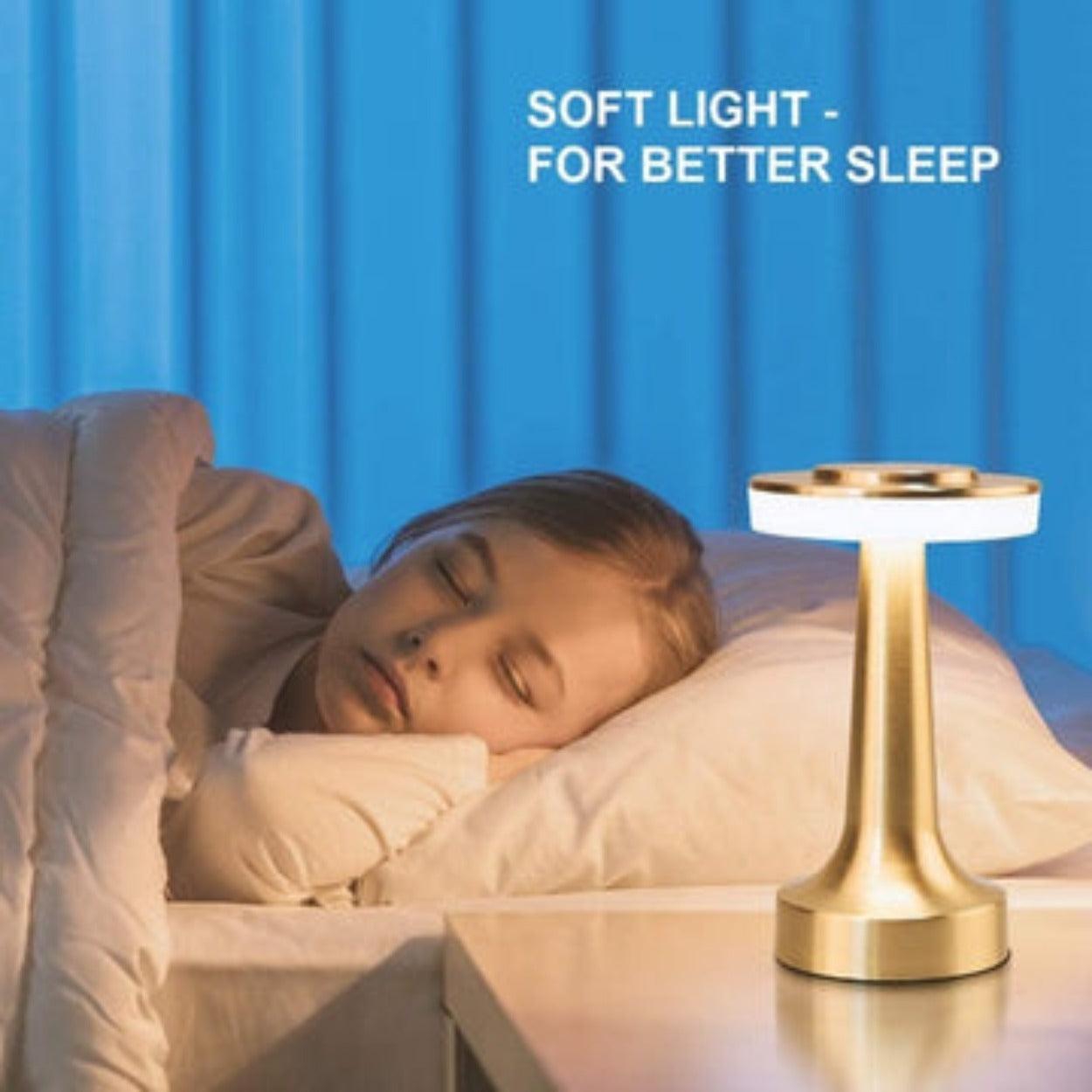MUSHED RECHARGABLE TOUCH CONTROL WIRELESS BAR TABLE LAMP - Ankur Lighting