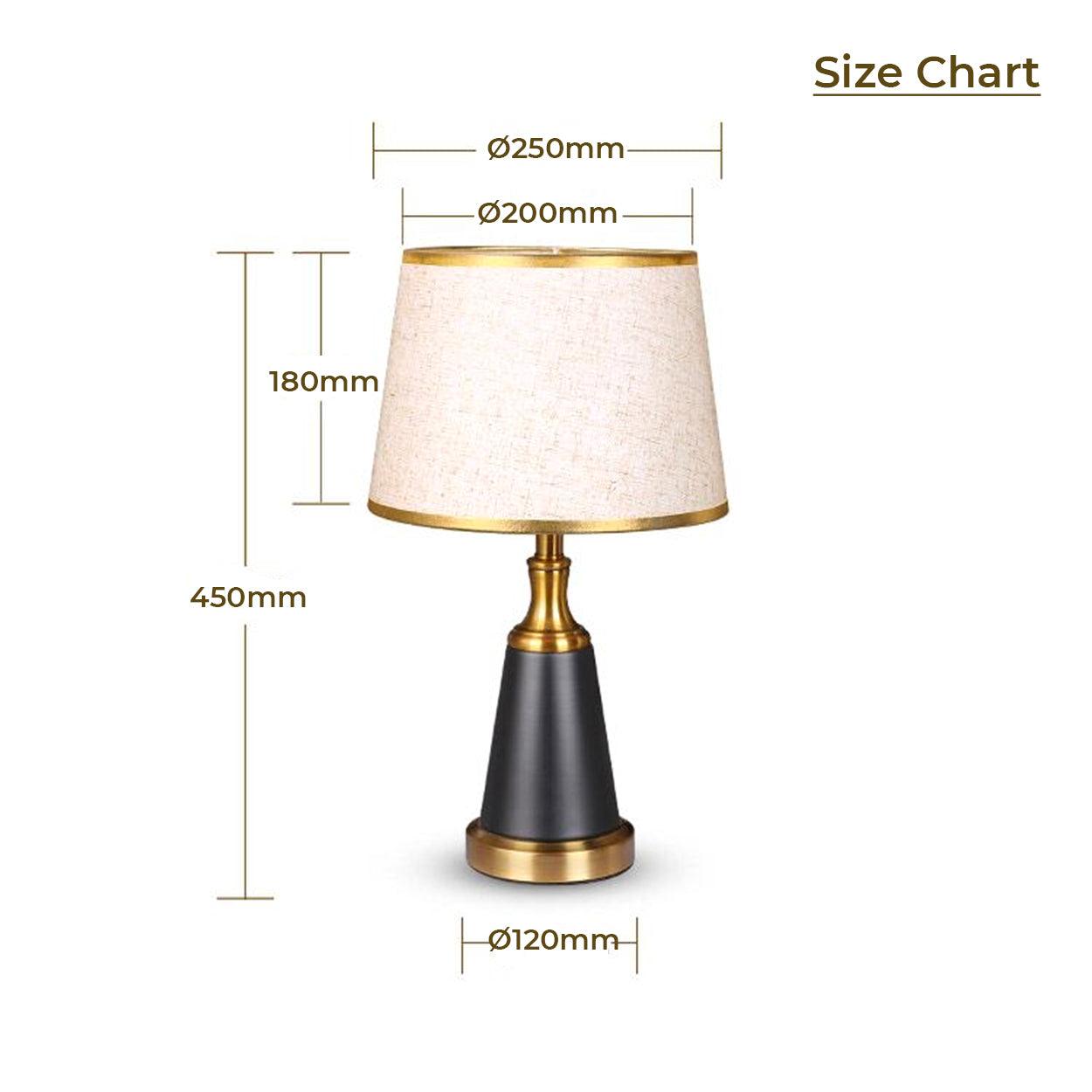 ORI MODERN TOUCH STYLE TABLE LAMP BEDSIDE LAMP - Ankur Lighting