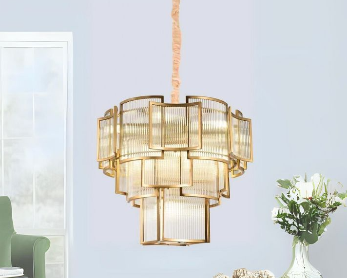 ANKUR AURELIUS CRYSTAL CLEAR GLASS CHANDELIER FOR LUXURY HOME AND MALLS