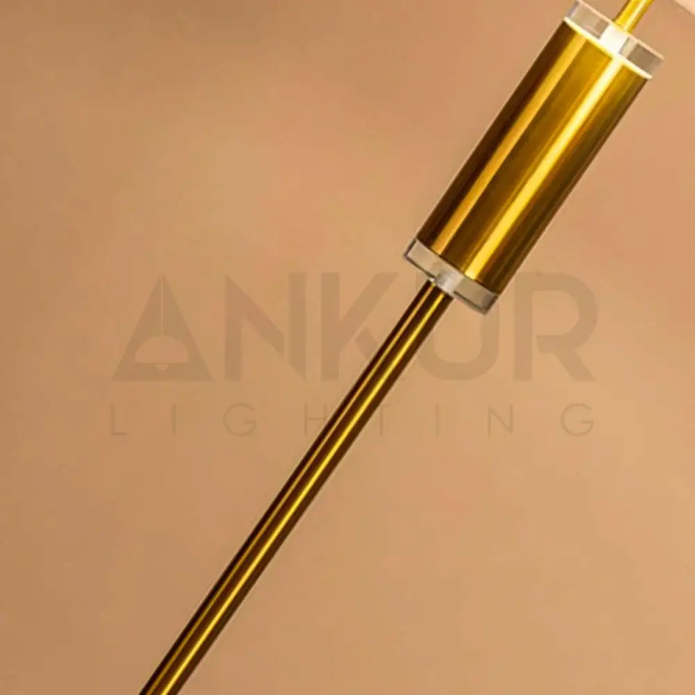 ROBERT LUXURY METAL AND CRYSTAL DESIGNER FLOOR LAMP - Ankur Lighting