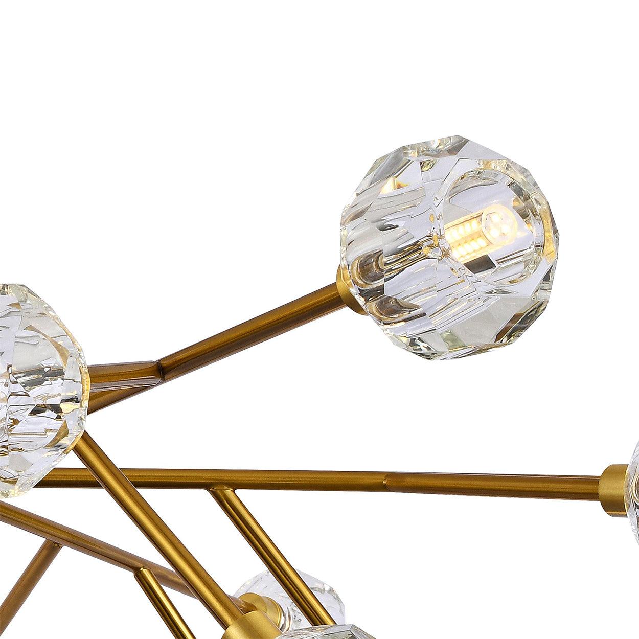 18 LIGHTS CROWN DIAMOND CRYSTAL CHANDELIER - Ankur Lighting