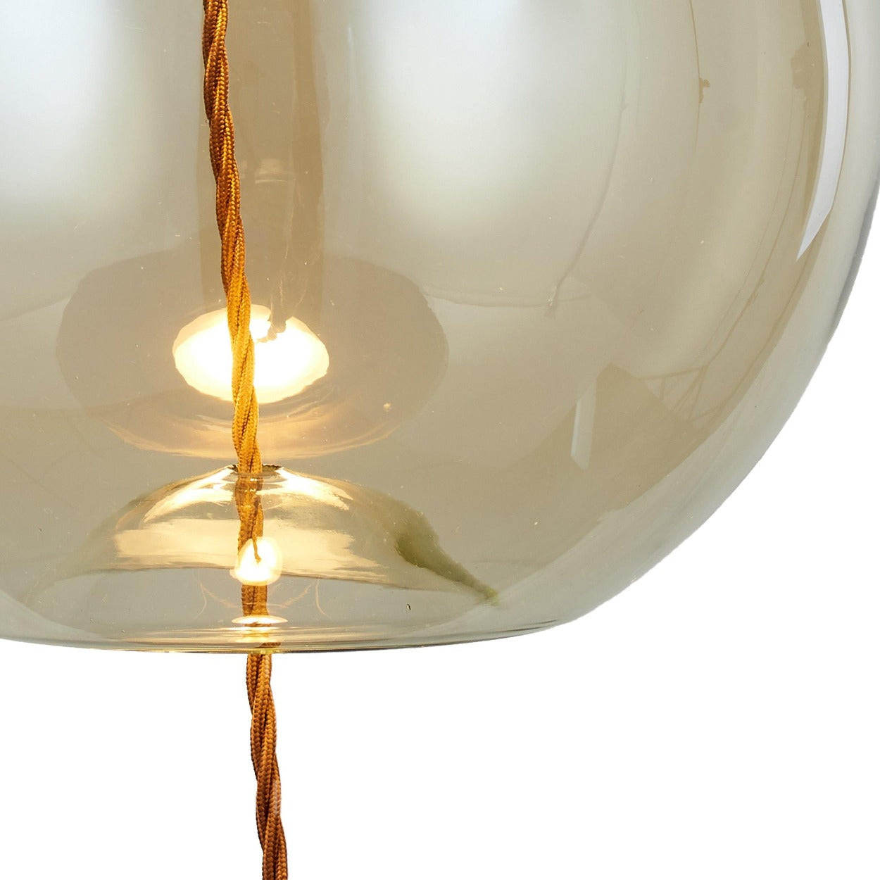 ANKUR BALI ROUND GLASS LED HANGING LIGHT - Ankur Lighting