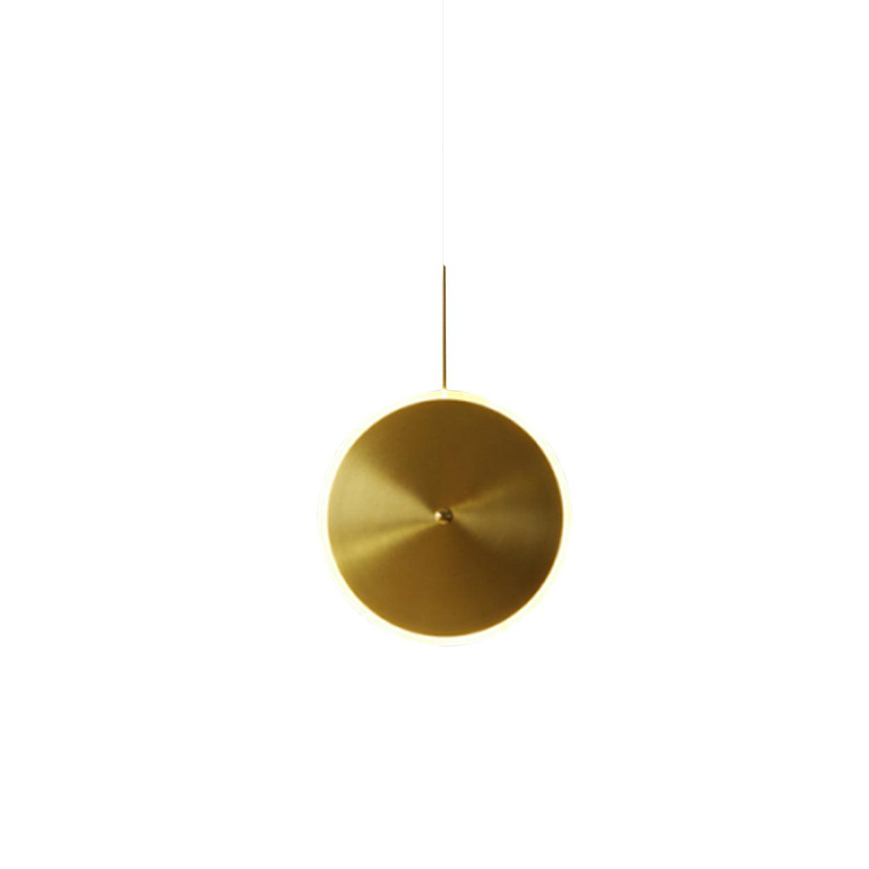 ANKUR CHRONA UFO DISH GOLD LED PENDANT LIGHT - Ankur Lighting