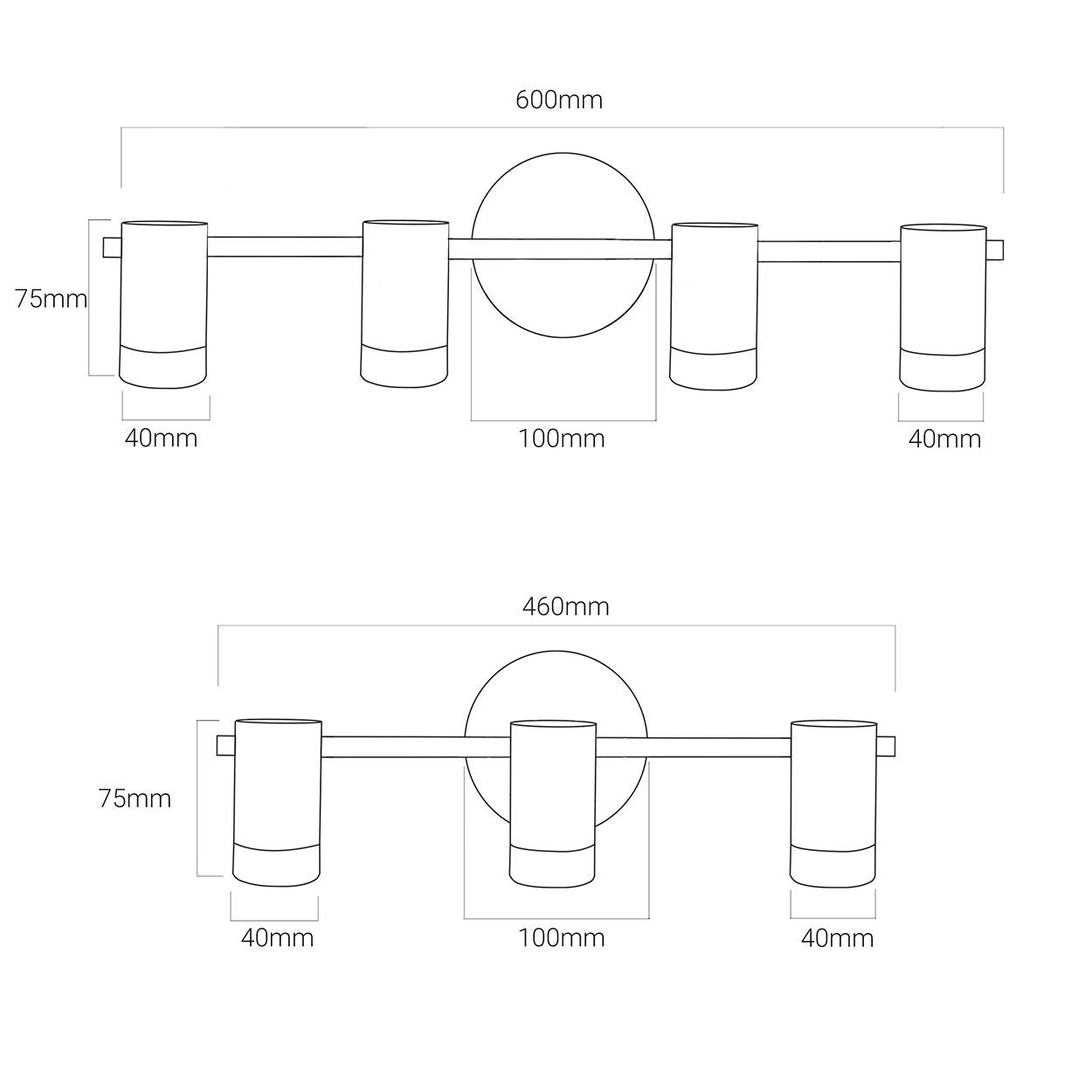 ANKUR CILINDRO LED MIRROR PICTURE WALL LIGHT - Ankur Lighting