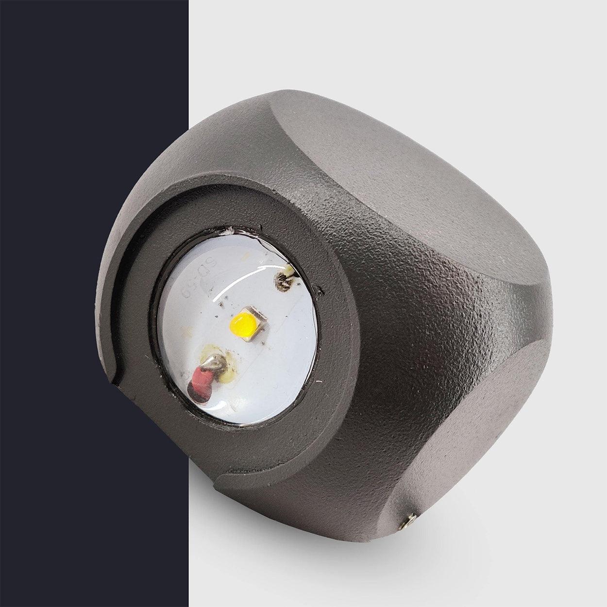 ANKUR COMPATTA CUBO OUTDOOR LED WALL LIGHT - Ankur Lighting