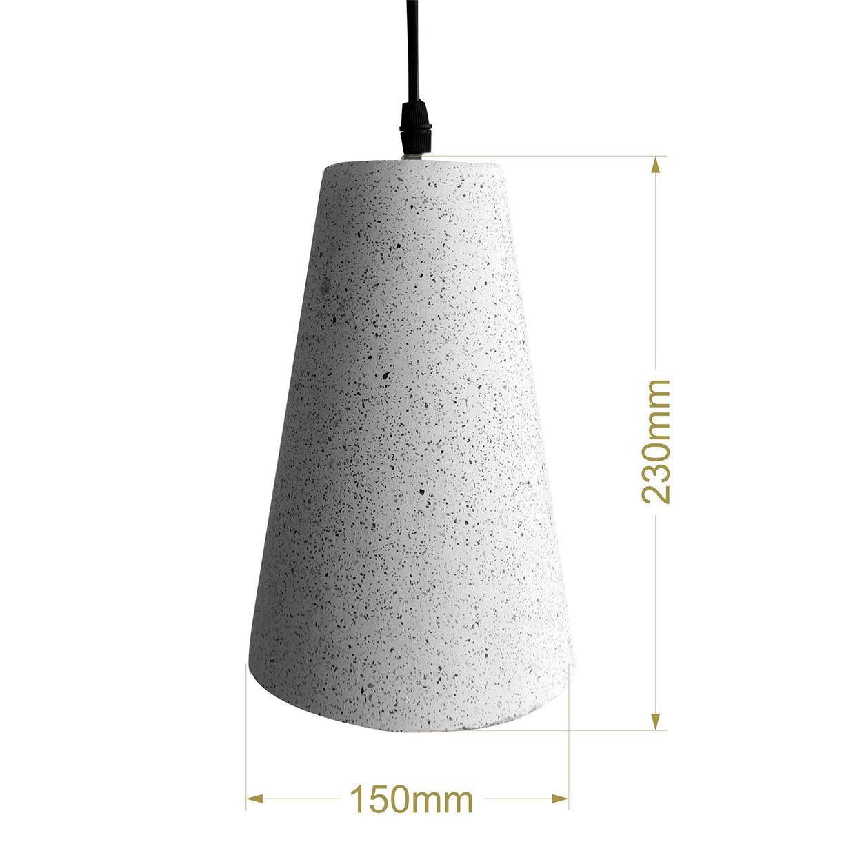 ANKUR CONE CONCRETE HANGING - Ankur Lighting