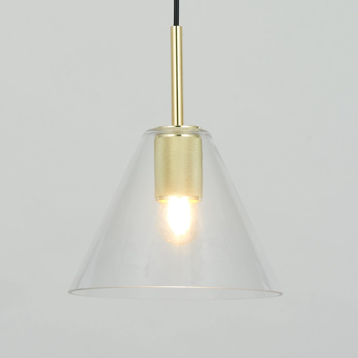 ANKUR CONE GLASS PENDANT - Ankur Lighting