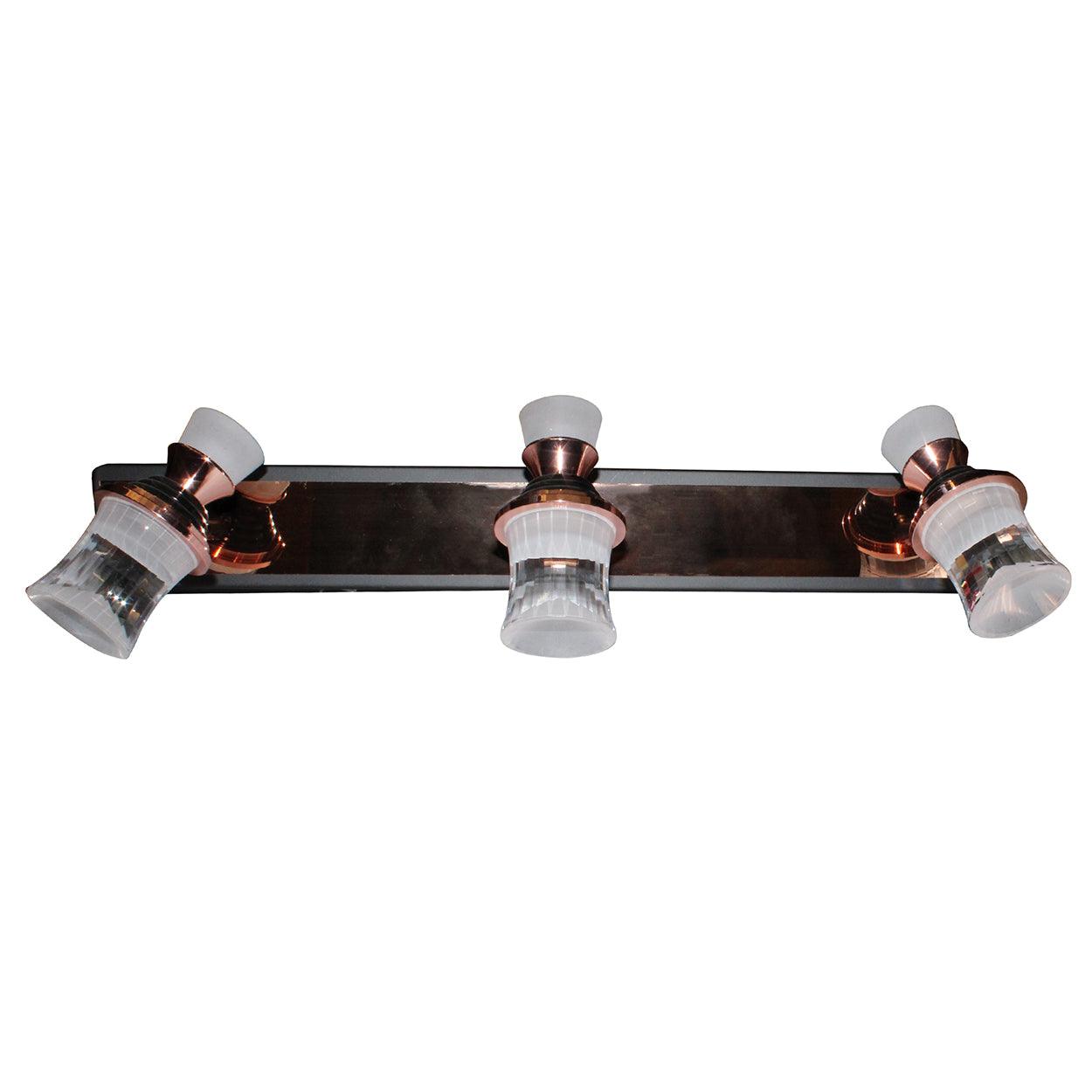 ANKUR COPPER HAT WITH GLASS BUBBLE LED MIRROR PICTURE WALL LIGHT - Ankur Lighting