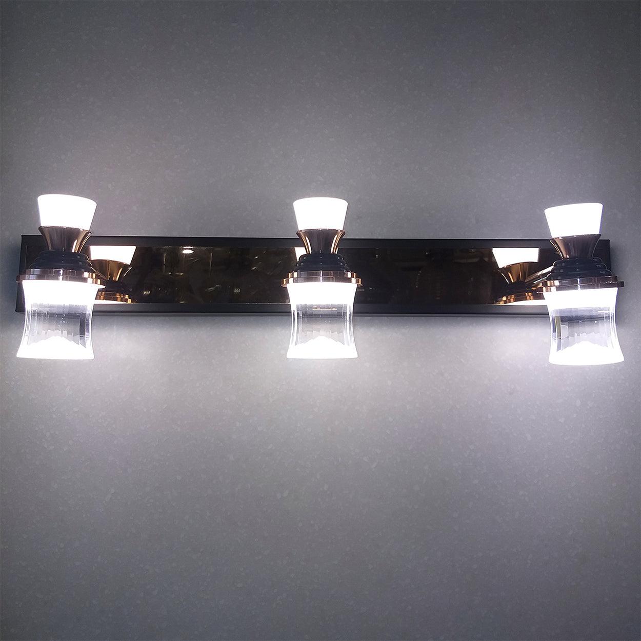 ANKUR COPPER HAT WITH GLASS BUBBLE LED MIRROR PICTURE WALL LIGHT - Ankur Lighting