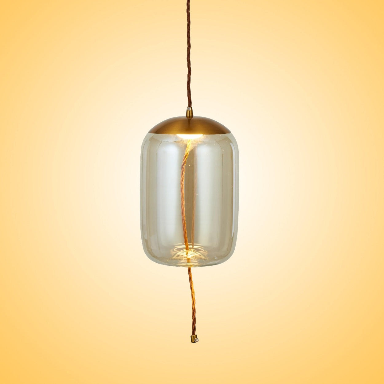 ANKUR CYLINDER GLASS HANGING LIGHT - Ankur Lighting