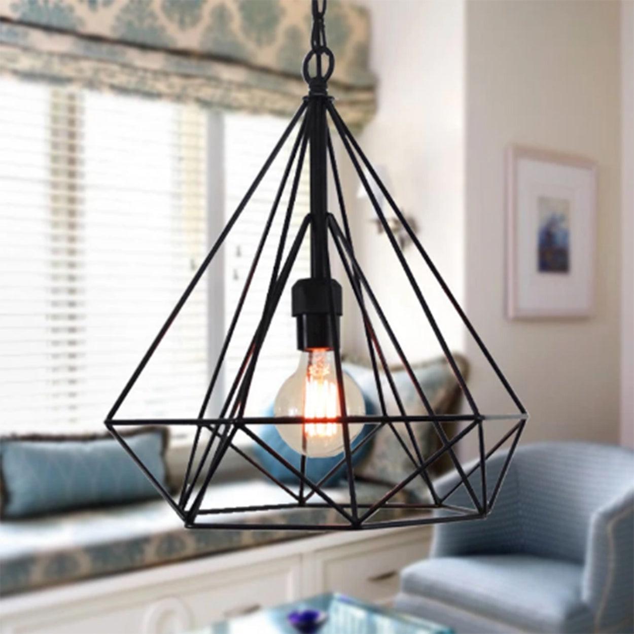 ANKUR DIAMOND CAGE HANGING LIGHT - Ankur Lighting