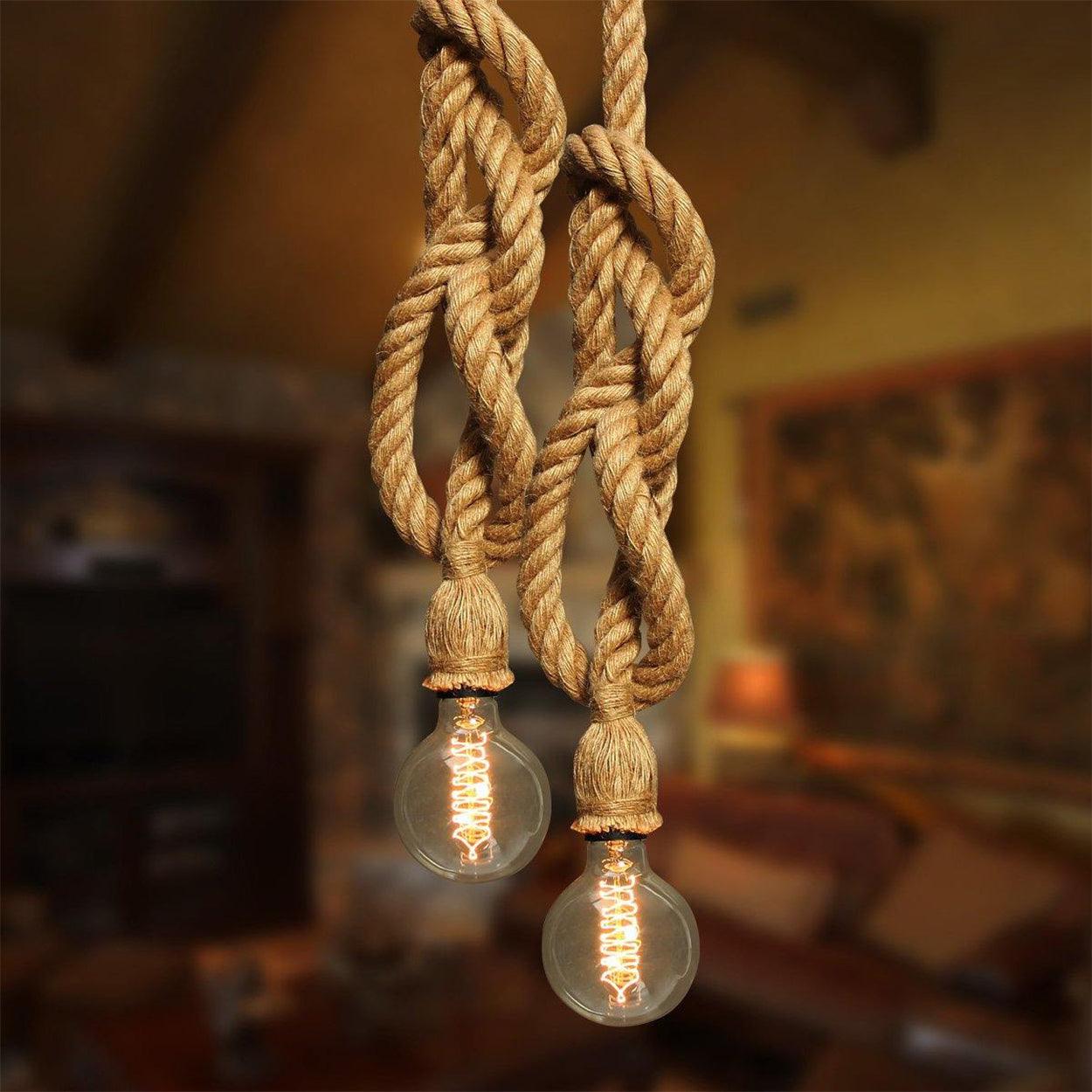 ANKUR DOUBLE ROPE HANGING - Ankur Lighting