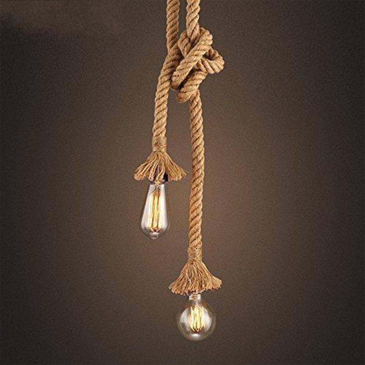 ANKUR DOUBLE ROPE HANGING - Ankur Lighting