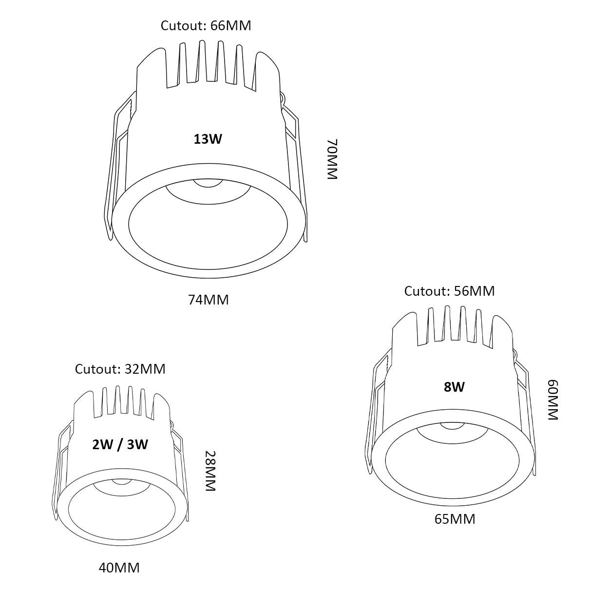 ANKUR EURO EYEBALL DEEP ANTIGLARE RECESSED LED LIGHT - Ankur Lighting