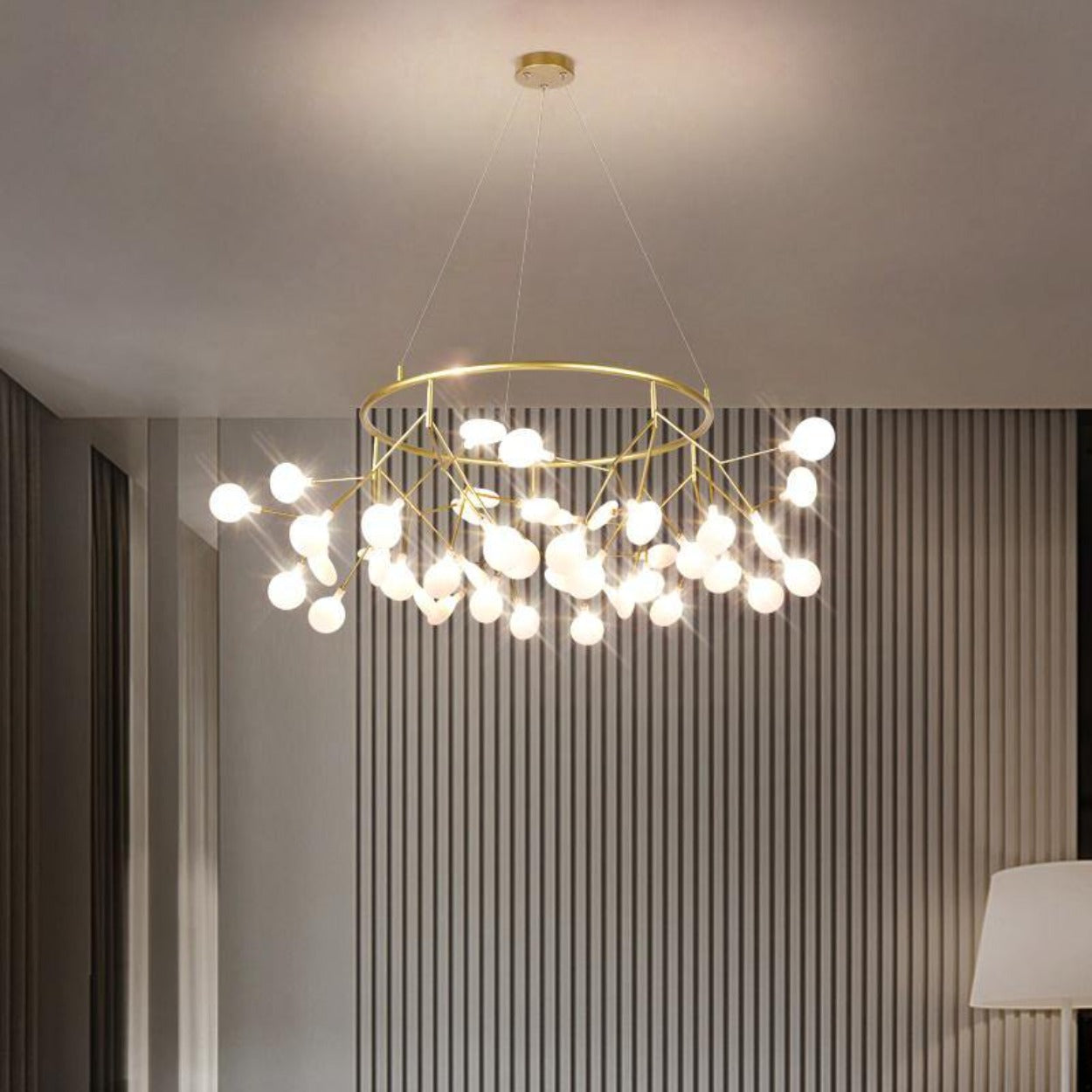 ANKUR FIREFLY RING CHANDELIER - Ankur Lighting