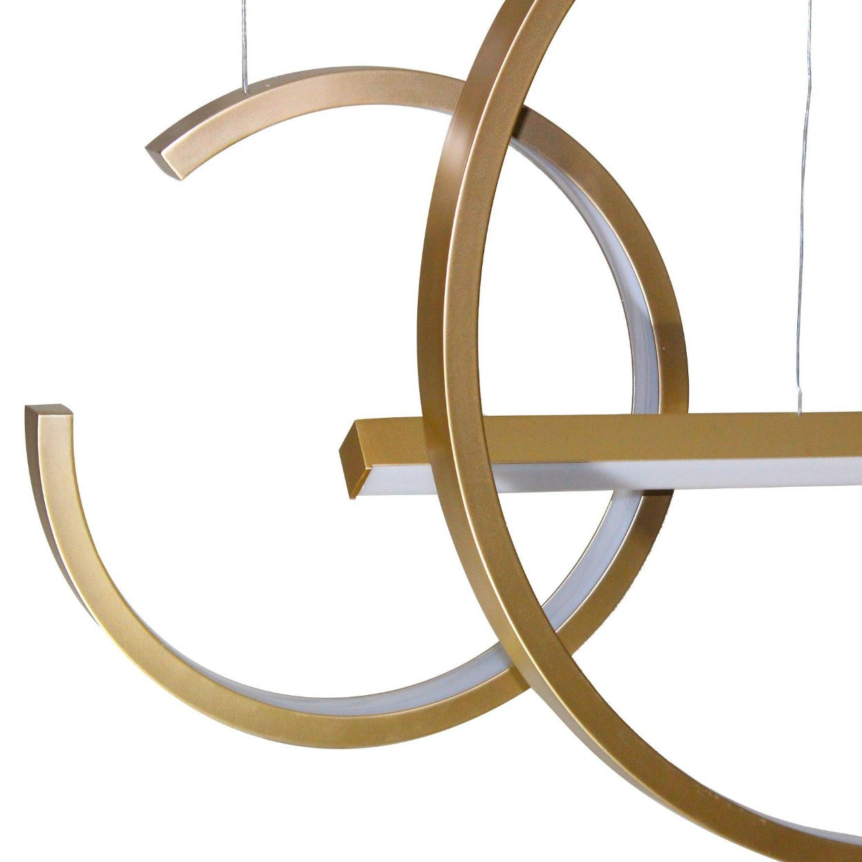 ANKUR GEOM ABSTRACT MODERN CONTEMORARY LED CHANDELIER - Ankur Lighting