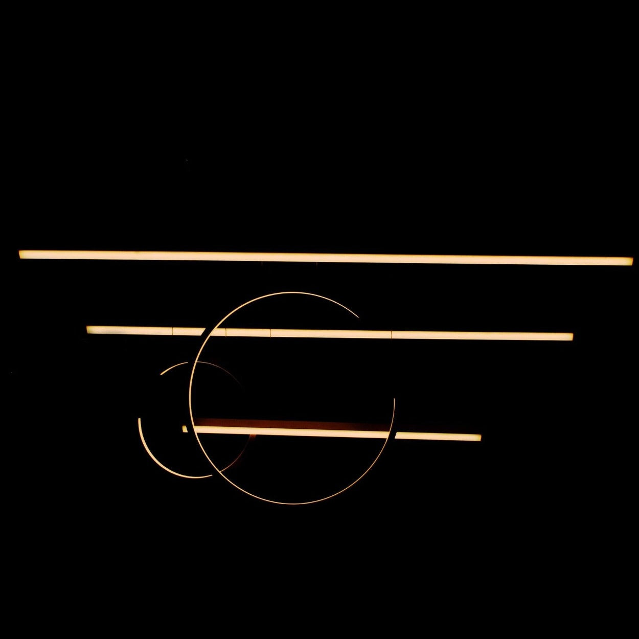 ANKUR GEOM ABSTRACT MODERN CONTEMORARY LED CHANDELIER - Ankur Lighting