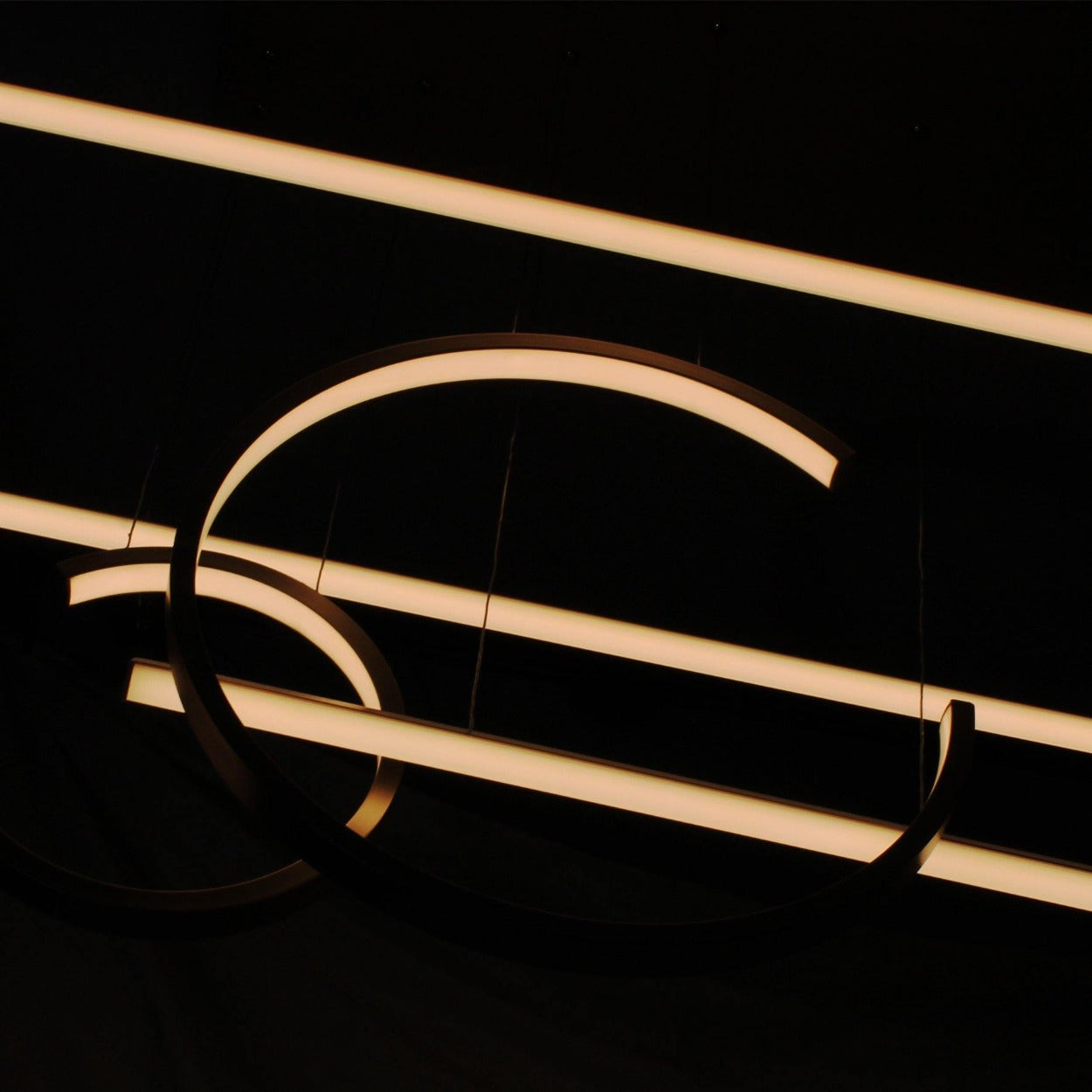 ANKUR GEOM ABSTRACT MODERN CONTEMORARY LED CHANDELIER - Ankur Lighting