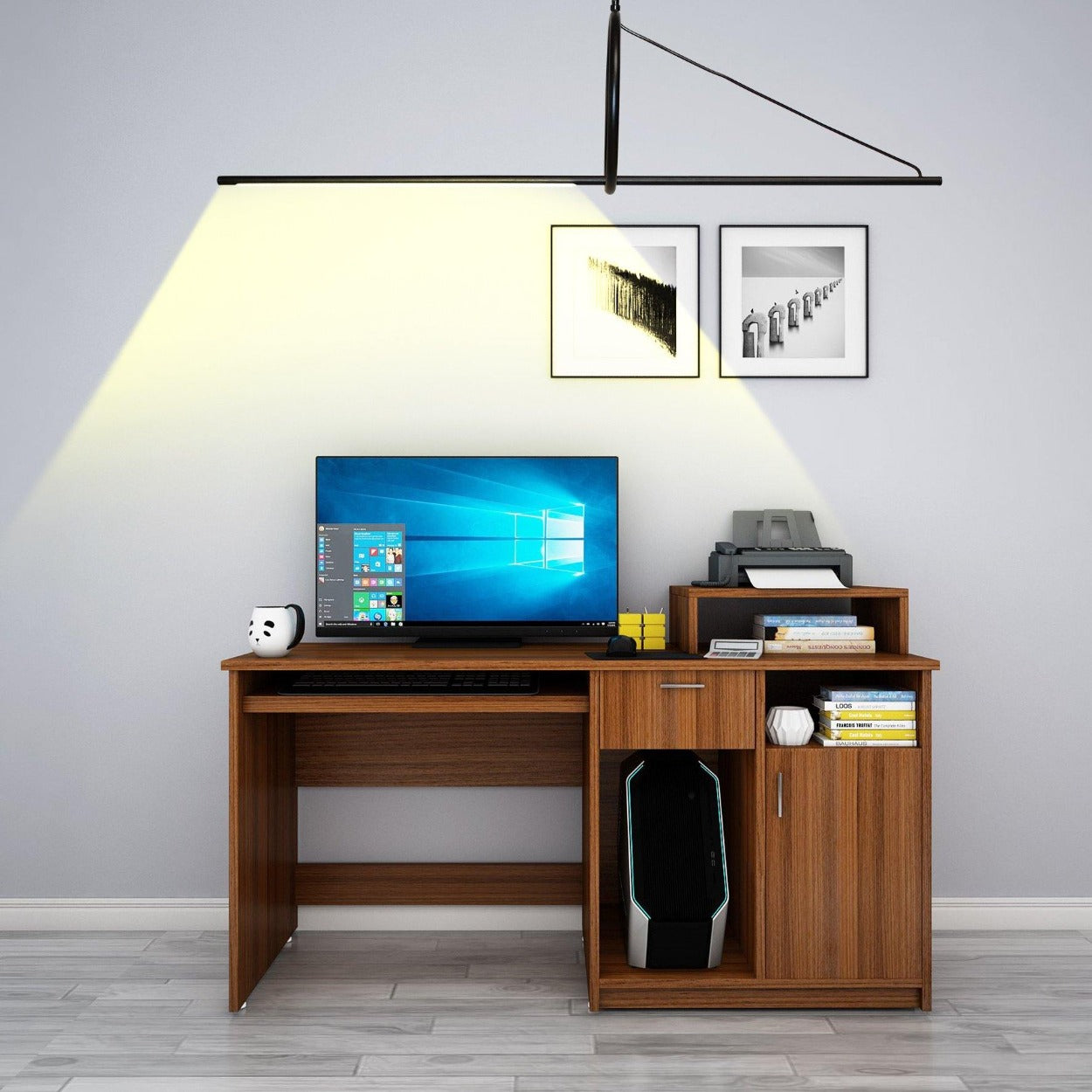 ANKUR GEOM CONTEMPORARY LINEAR PENDANT LIGHT - Ankur Lighting