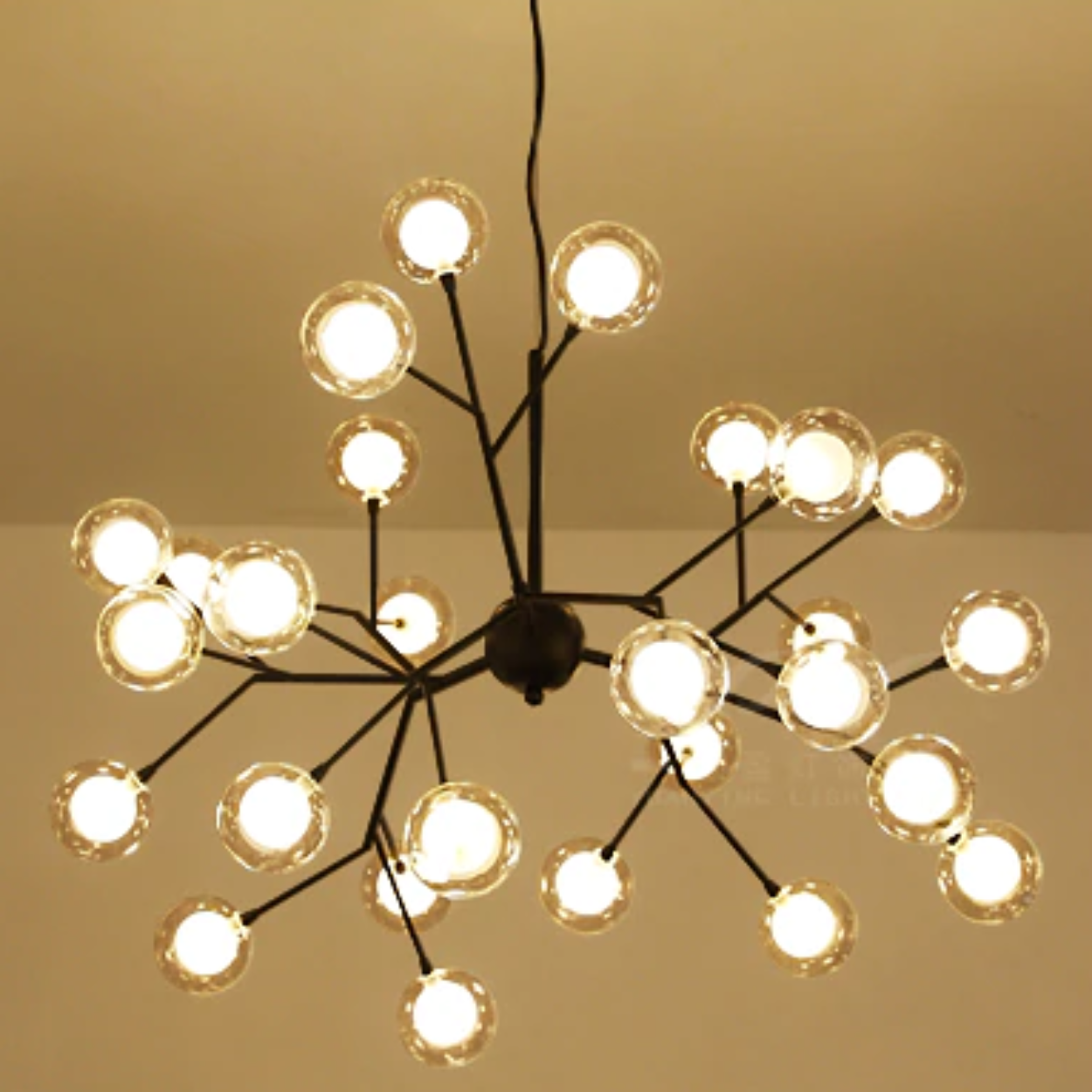 ANKUR GLASS BUBBLES TREE CHANDELIER - Ankur Lighting