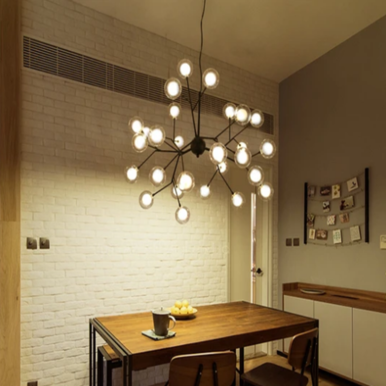 ANKUR GLASS BUBBLES TREE CHANDELIER - Ankur Lighting