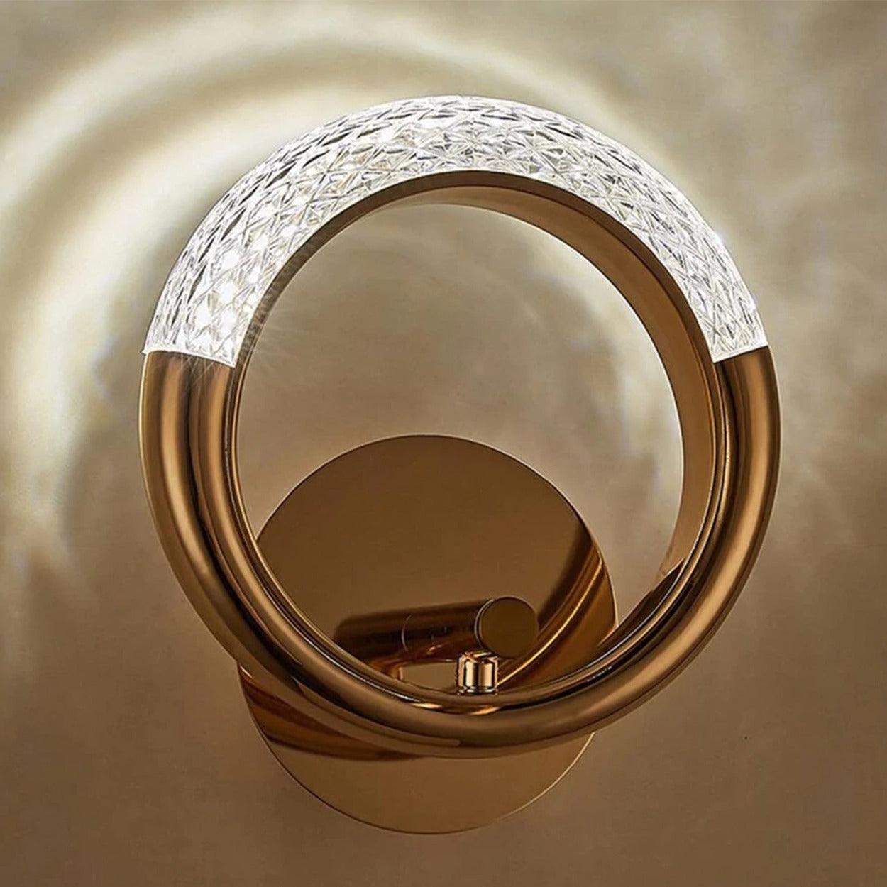 ANKUR HALF MOON RING LED WALL LIGHT - Ankur Lighting