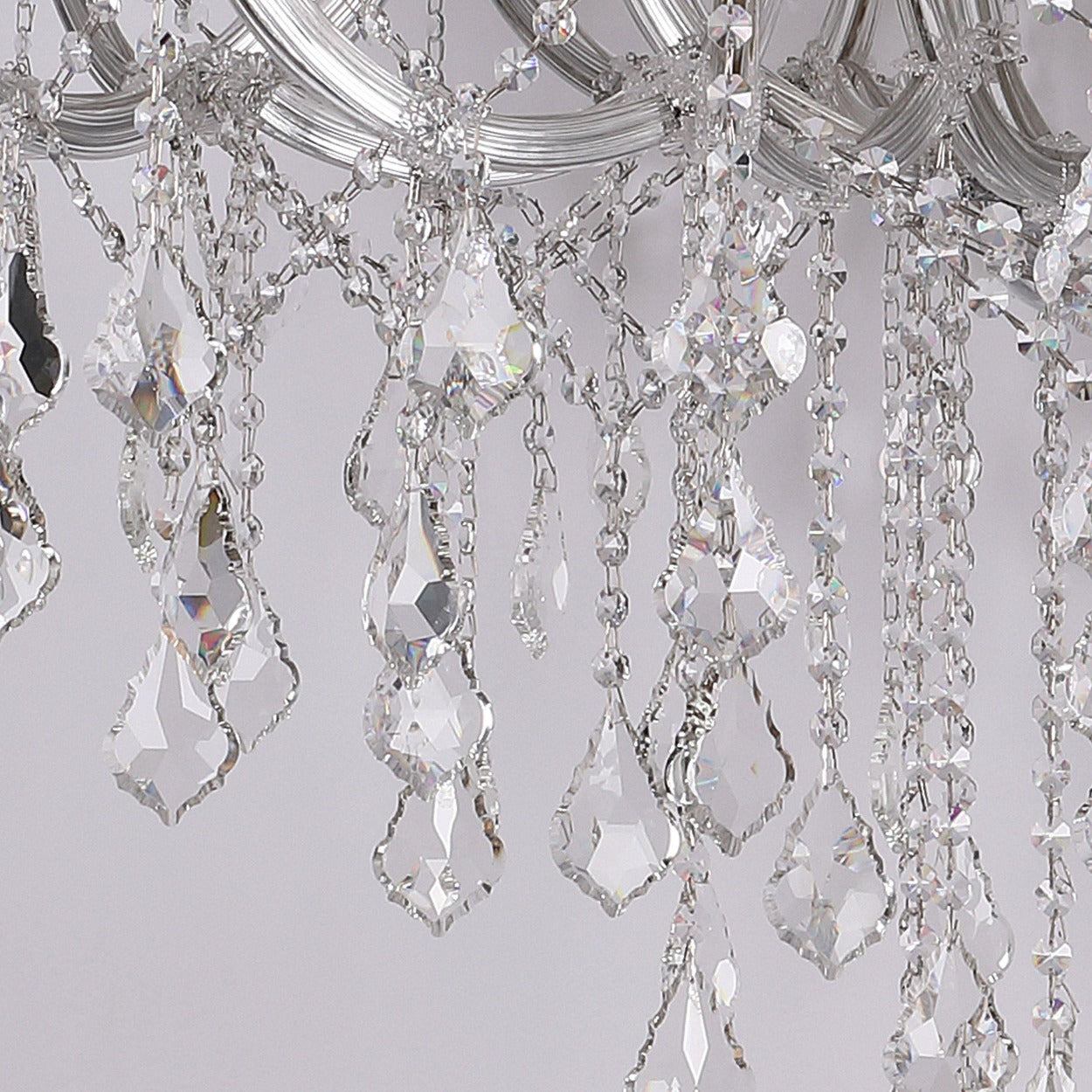ANKUR IRIS 32 LIGHTS CLEAR CRYSTAL GRAND CHANDELIER - Ankur Lighting