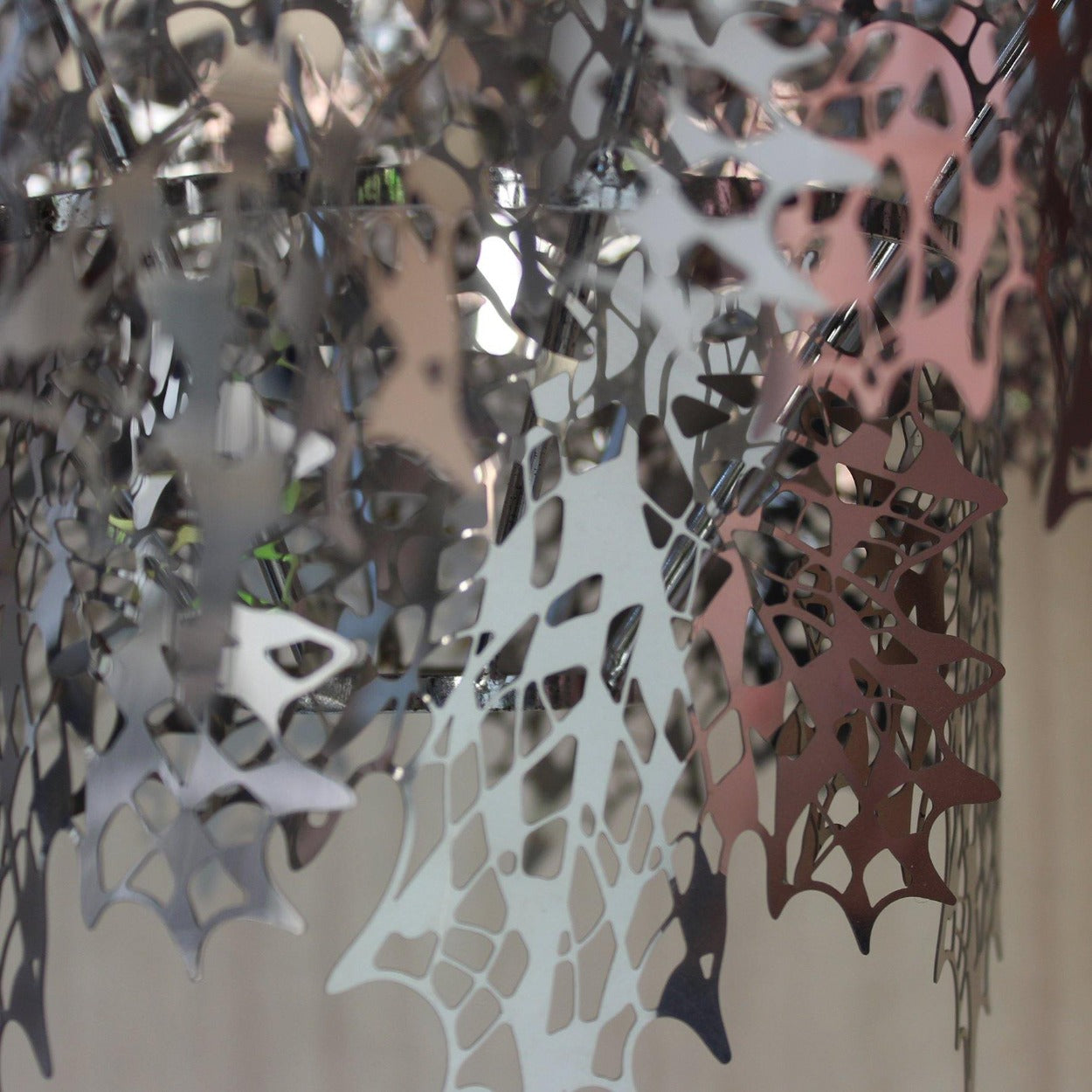 ANKUR LASER CUT METAL MAPLE LEAF CHANDELIER - Ankur Lighting