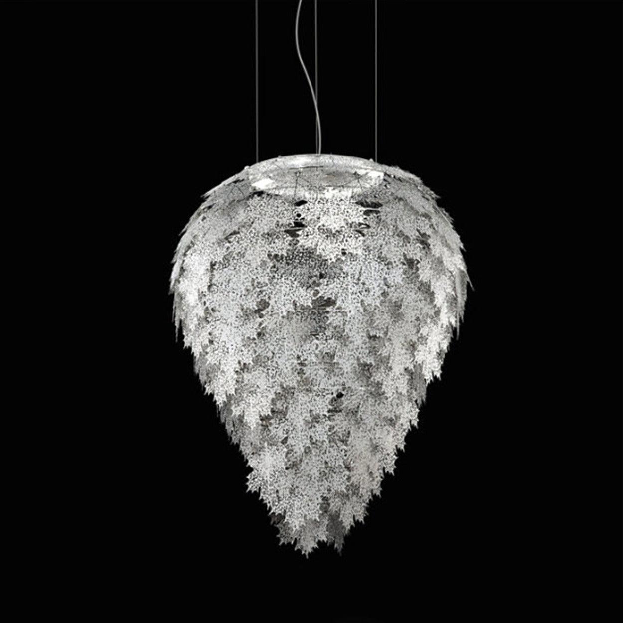 ANKUR LASER CUT METAL MAPLE LEAF CHANDELIER - Ankur Lighting