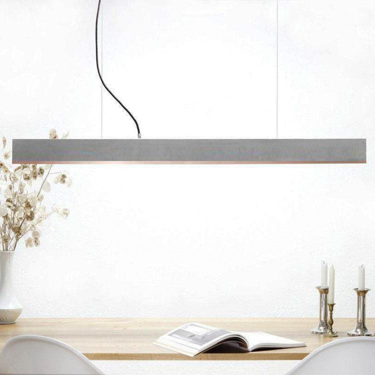 ANKUR LINEAR CONCRETE HANGING LIGHT - Ankur Lighting