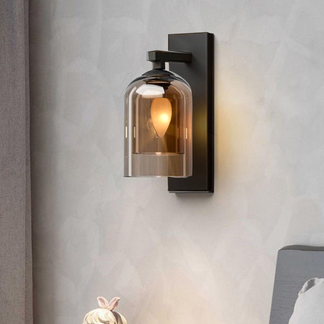 ANKUR LUMI JADE DOUBLE WALLED GLASS CONTEMPORARY WALL LIGHT - Ankur Lighting