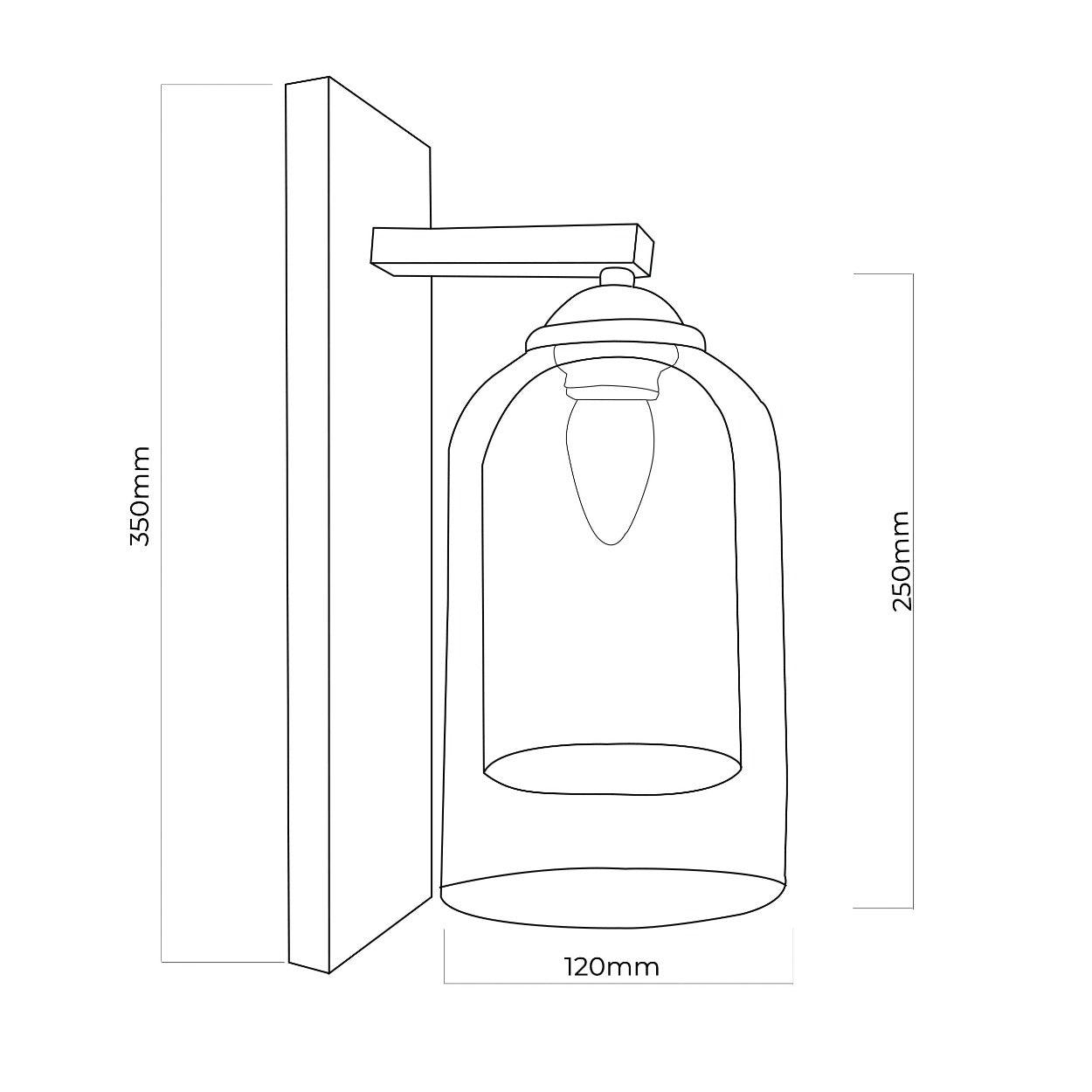 ANKUR LUMI JADE DOUBLE WALLED GLASS CONTEMPORARY WALL LIGHT - Ankur Lighting