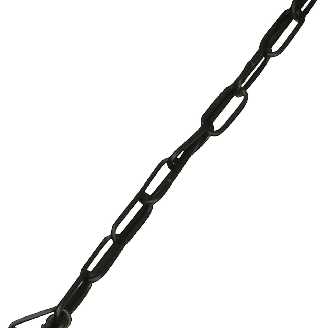 ANKUR MANHATTAN 3 LIGHT BLACK METAL WITH WHITE GLASS CHANDELIER - Ankur Lighting