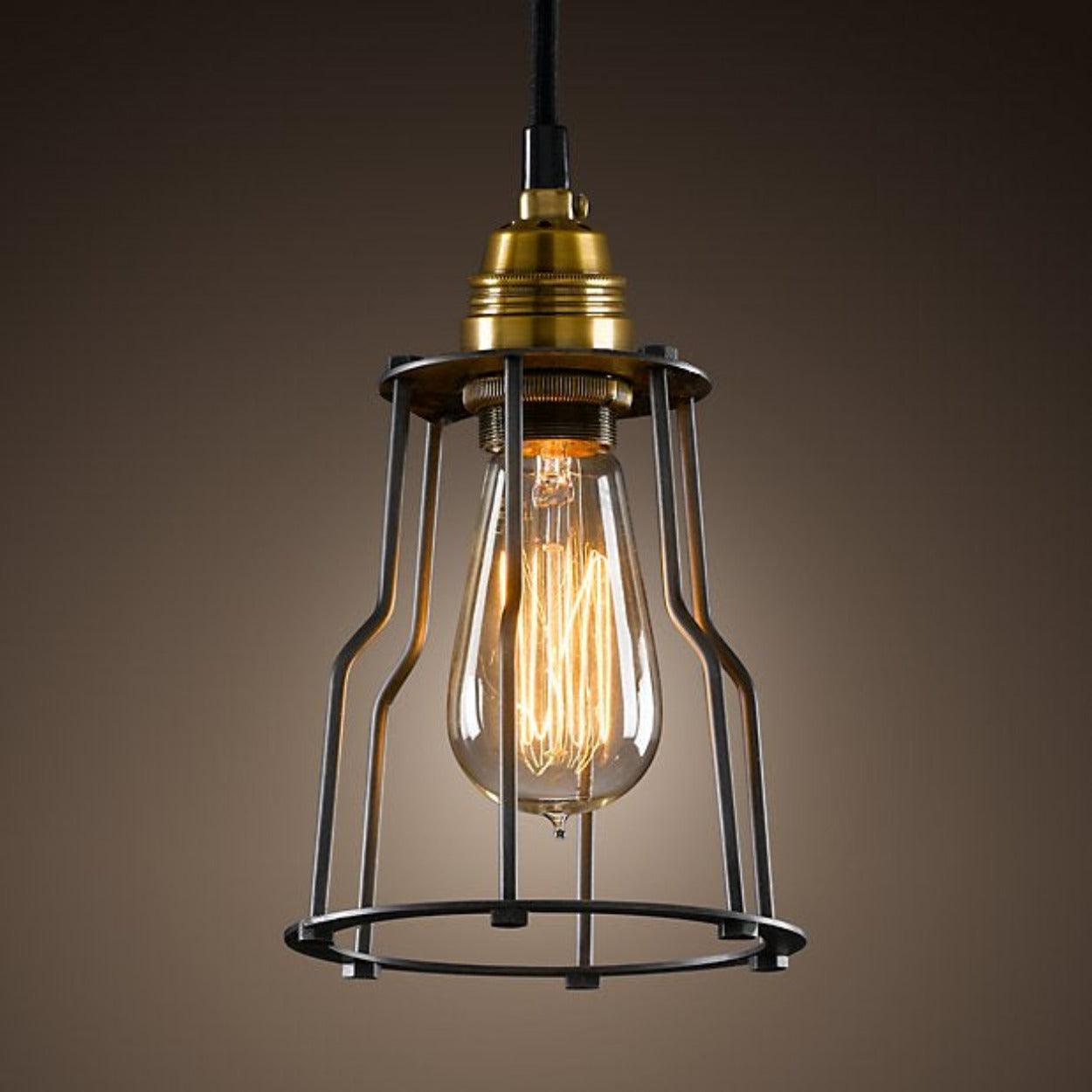 ANKUR METAL WIRE CAGE HANGING LIGHT - Ankur Lighting