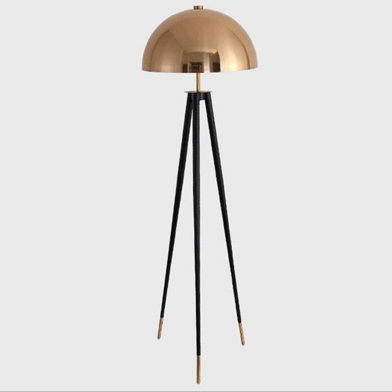 ANKUR MUSHROOM HEAD TRIPOD FLOOR LAMP - Ankur Lighting