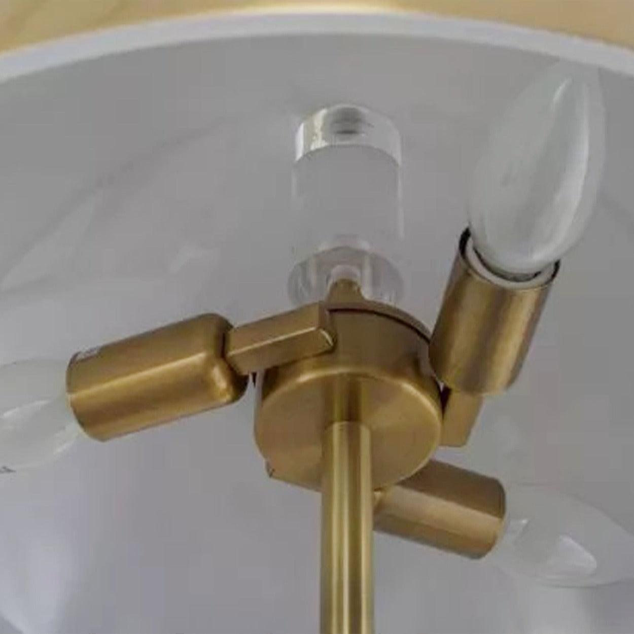 ANKUR MUSHROOM HEAD TRIPOD FLOOR LAMP - Ankur Lighting