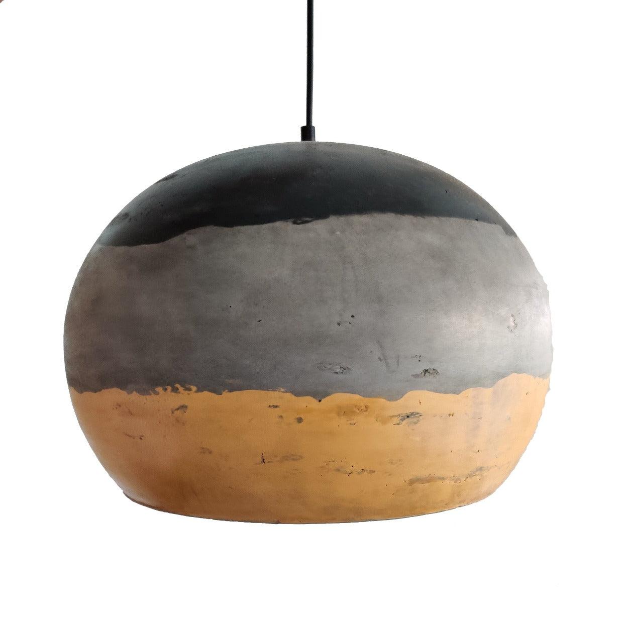 ANKUR ORB FEATHER LITE CONCRETE HANGING LIGHT - Ankur Lighting