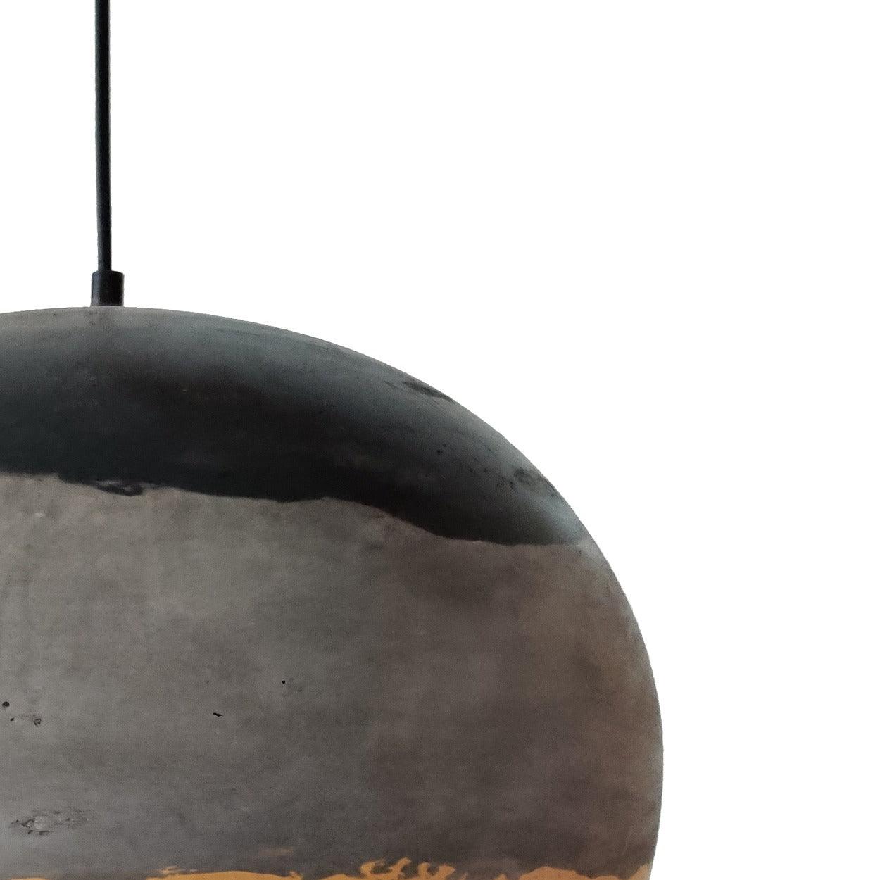 ANKUR ORB FEATHER LITE CONCRETE HANGING LIGHT - Ankur Lighting
