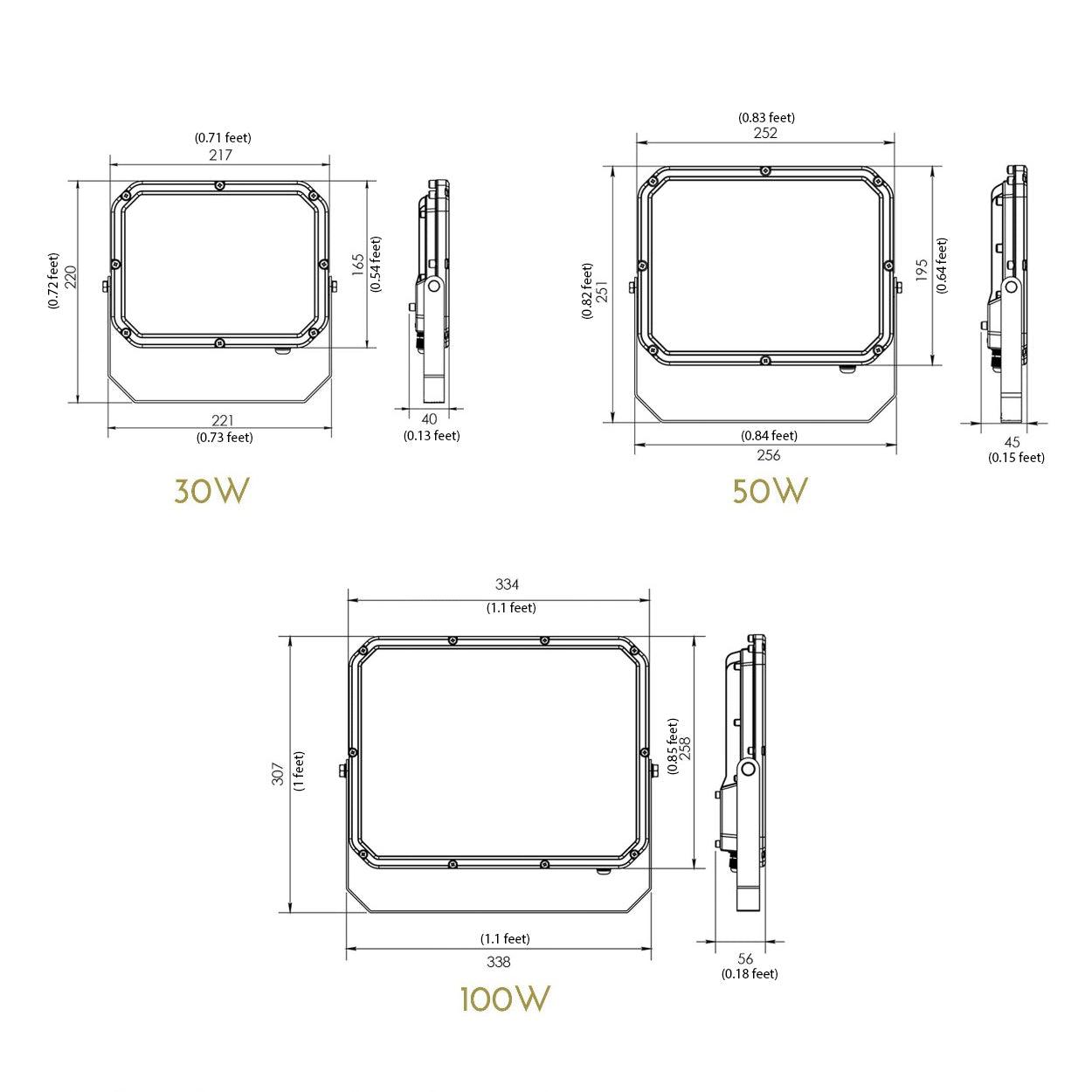 ANKUR OUTDOOR LED FLOOD LIGHT - Ankur Lighting