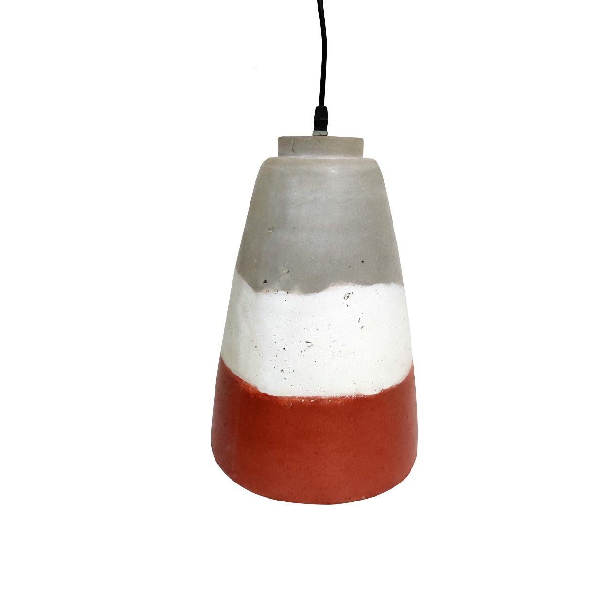 ANKUR PAINTED CONE CONCRETE HANGING - Ankur Lighting