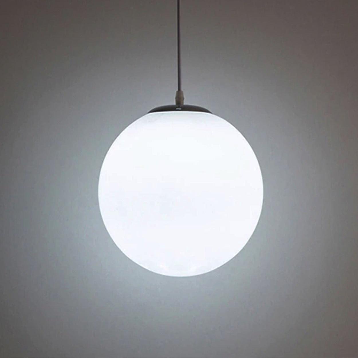 ANKUR PANDA FROSTED GLOBE PENDANT LIGHT - Ankur Lighting