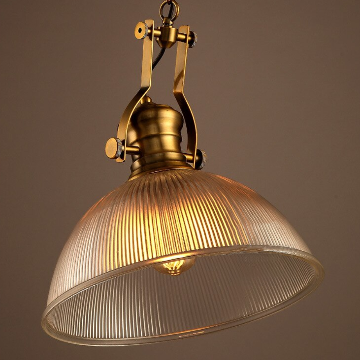 ANKUR QUEST VINTAGE STYLE METAL AND GLASS HANGING LIGHT - Ankur Lighting