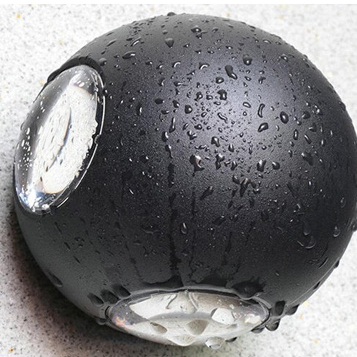 ANKUR ROTED 4-WAY ROUND OUTDOOR LED WALL LIGHT - Ankur Lighting