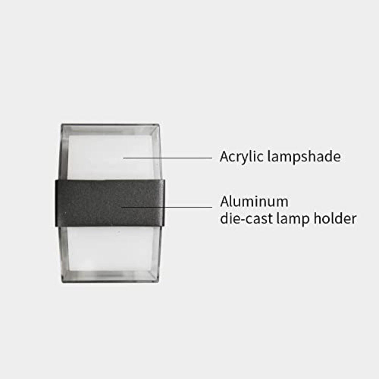 ANKUR SABLE UP/DOWN INDOOR/OUTDOOR ACRYLIC WALL LIGHT - Ankur Lighting