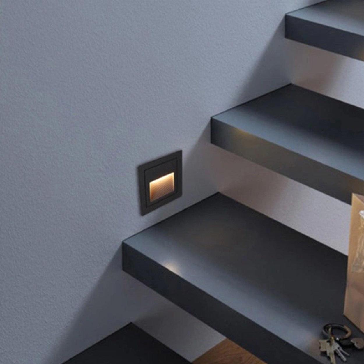 ANKUR SLANT OUTDOOR LED WALL STAIRCASE DRIVEWAY LIGHT - Ankur Lighting