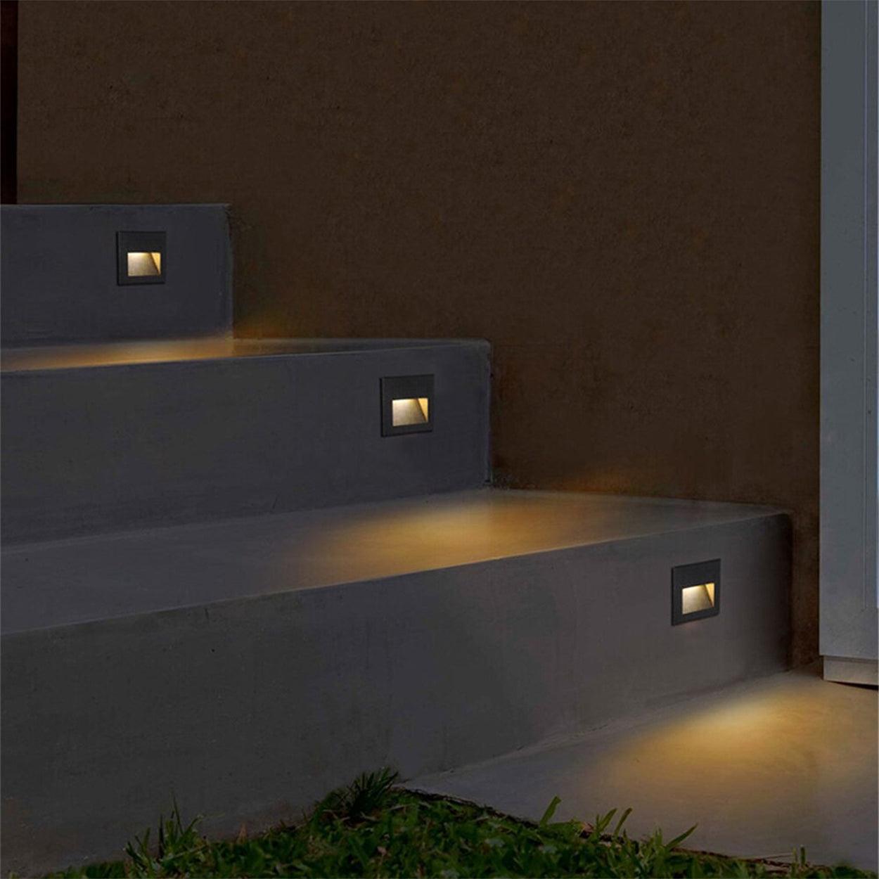 ANKUR SLANT OUTDOOR LED WALL STAIRCASE DRIVEWAY LIGHT - Ankur Lighting