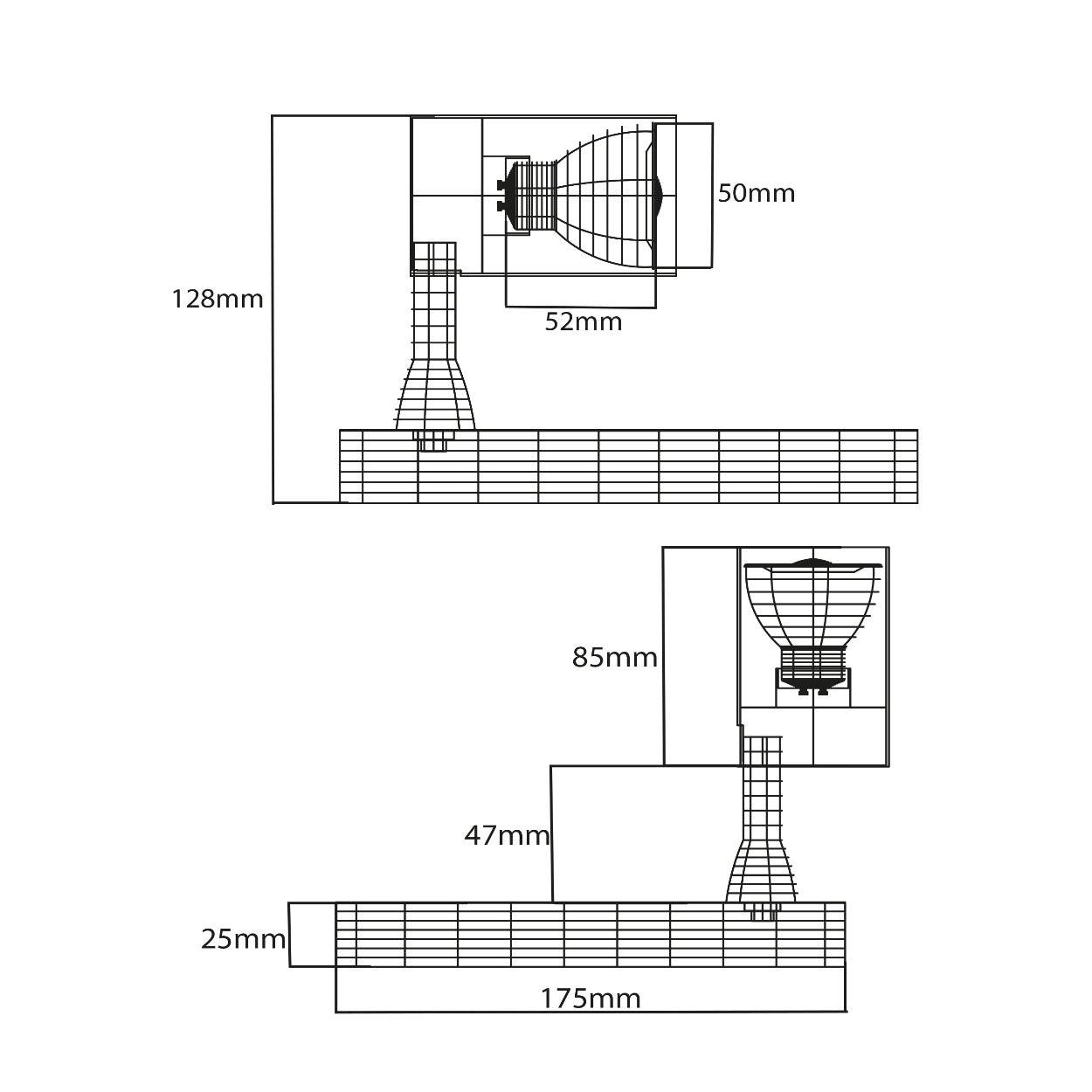 ANKUR TROWL WALL MOUNTED GU10 SPOT LIGHT - Ankur Lighting