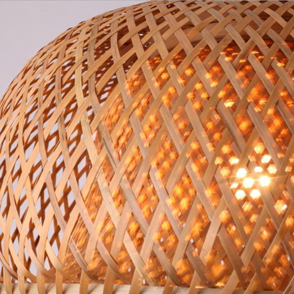 ANKUR ZANE CANE MESH PENDANT LIGHT - Ankur Lighting